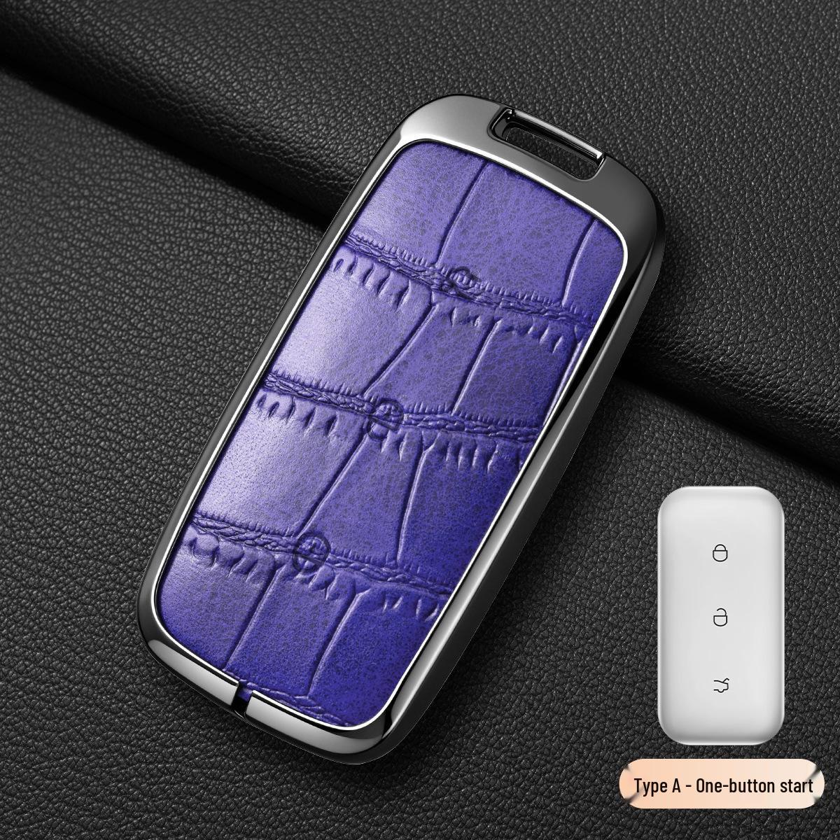 

Geely Galaxy L7/L6/E5/E8 Car Key Cover - 2025 Star Shine & Starship Models, Crocodile Pattern Standard