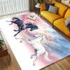 Horse Fantasy Living Room Nonslip Area Rug Soft Carpet For Bedroom Game Playroom Sofa Office Home Decor Doormat Christmas Gift C929374