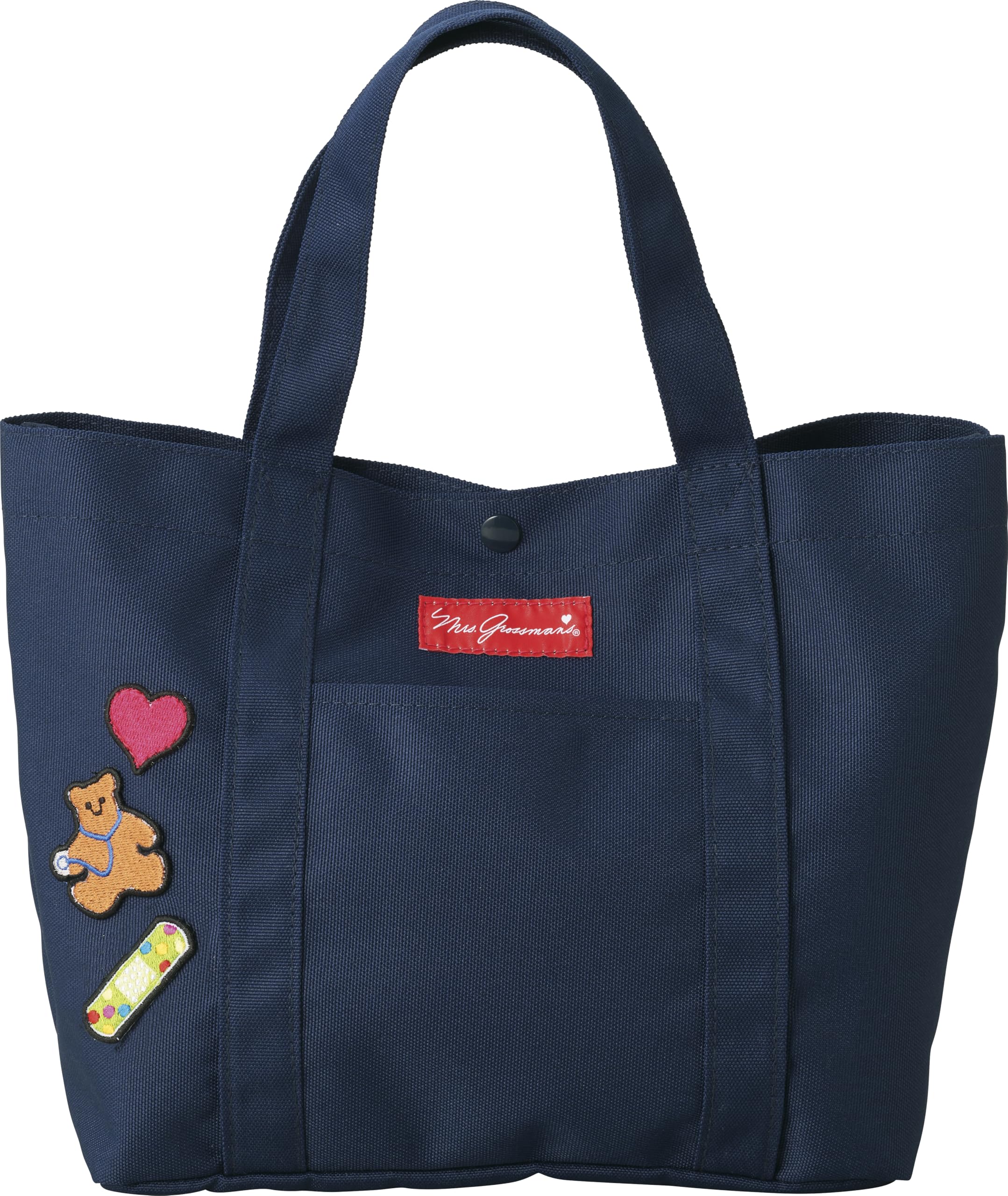 

Tote Mini Mini Lunch Large Bottle Plenty of Snap MG0004 [Mrs. Grossman] Bag, Tote, Bag, Bag, Mother s Bag, Lightweight, Small, Canvas, Capacity,