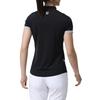 FootJoy Women's Short Sleeve Mock Neck Shirt, Black, Size Small, FJW-S24-S09, 81944-S