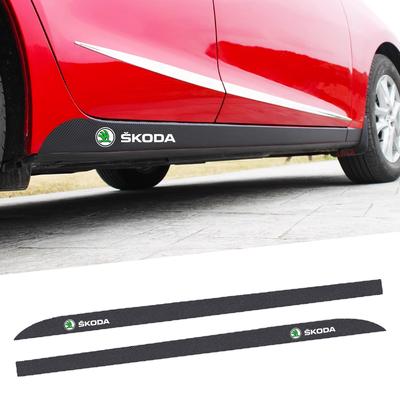 UMH1 2x Side Skirt Sill Stripe Body Decals Sticker fors Octavia Kodiaq Fabia Rapid Superb A5 A7 2 Kamiq Karoq Auto Accessories
