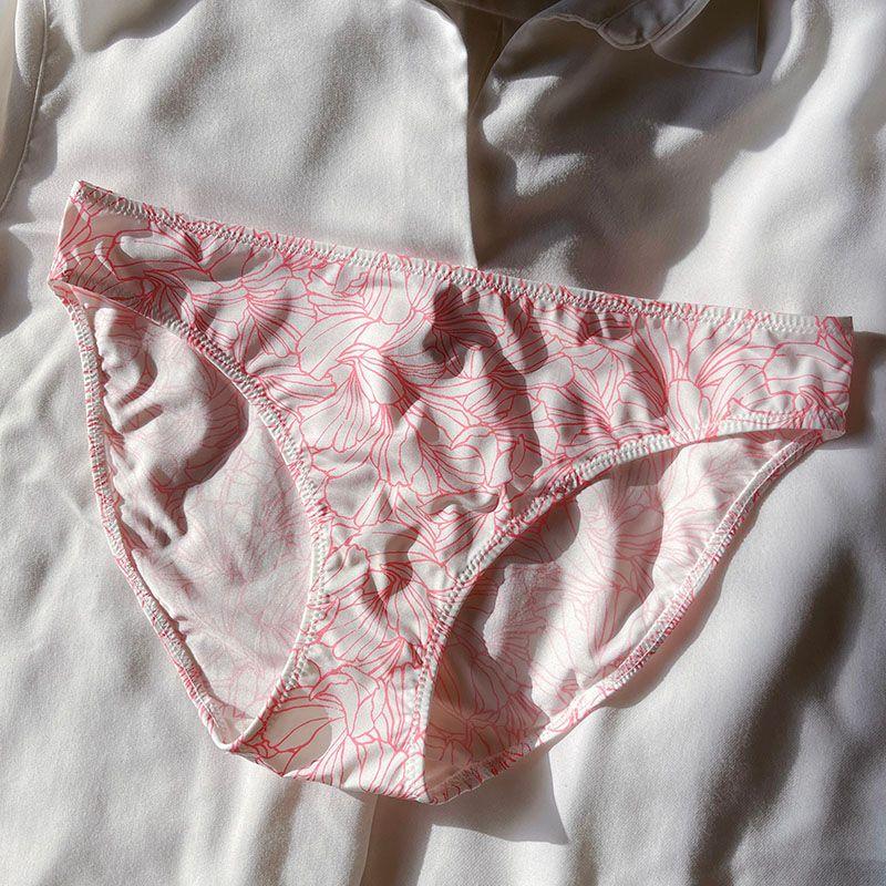 

Нижнее белье больших размеров Женское Молочный шелк Тонкое Быстросохнущее Комфортное Очень большое Низкая посадка Трусы Мода Большой размер Женские трусы Summer 12(Domestic L)