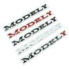 Car Sticker Model Y Logo Sticker for Tesla ModelY Creative Letter Stickers Tail Trunk 3D Zinc Alloy Emblem Badge Styling Car Mod