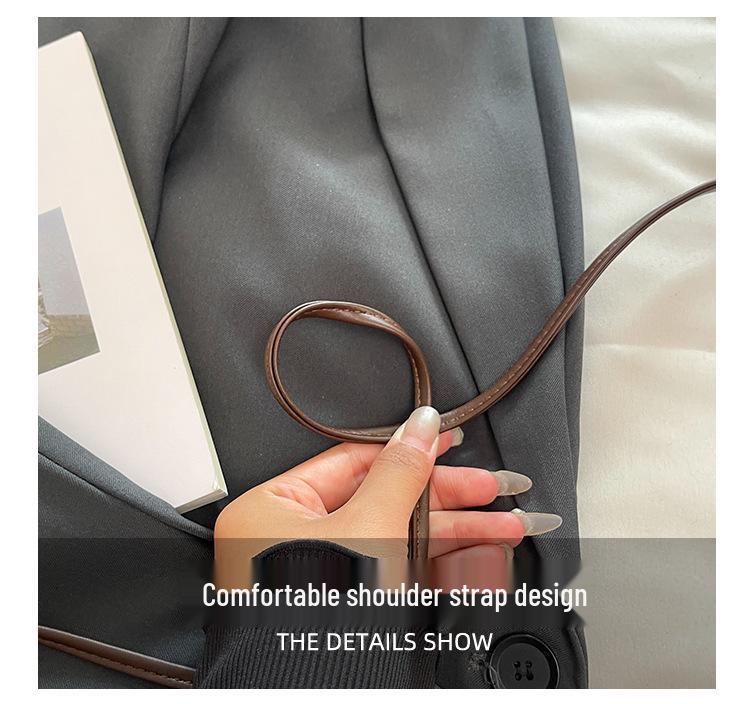 2025 Retro Leopard Print Women's Large Capacity Shoulder Crossbody Handbag