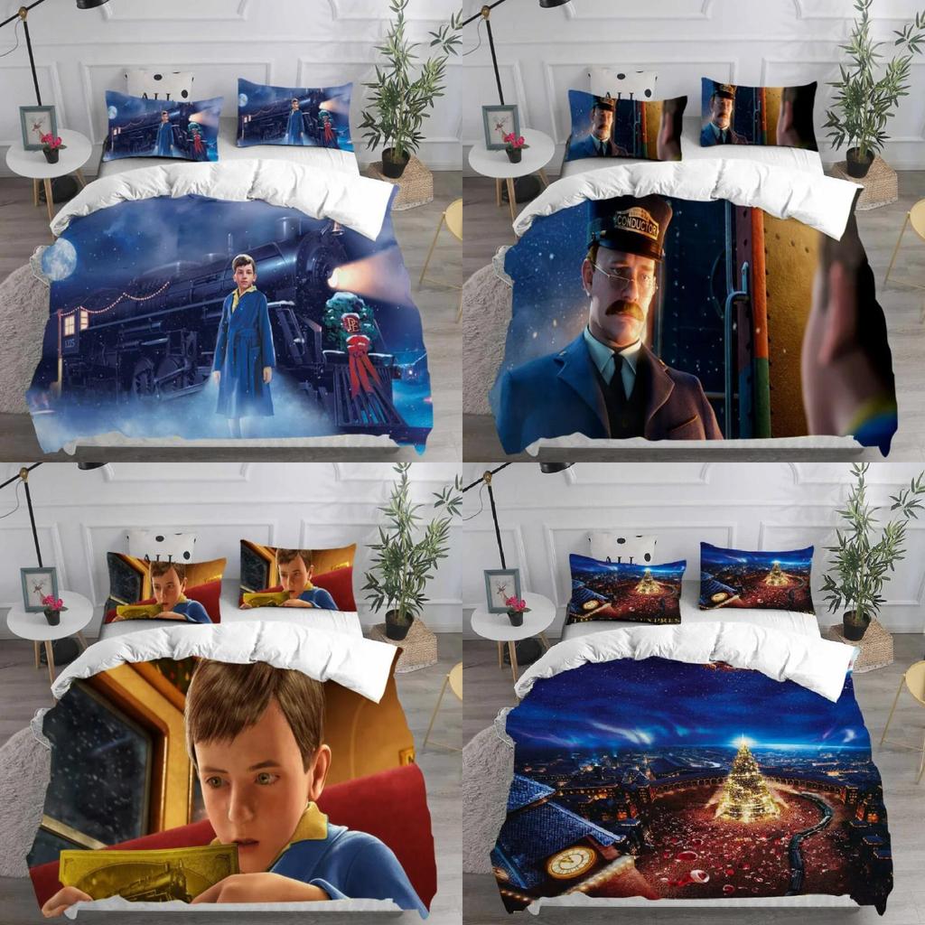 Ausdruck Der Polardruck Muster Bettbezug Kissenbezug Set Schlafzimmer Bettwäsche Geschenk