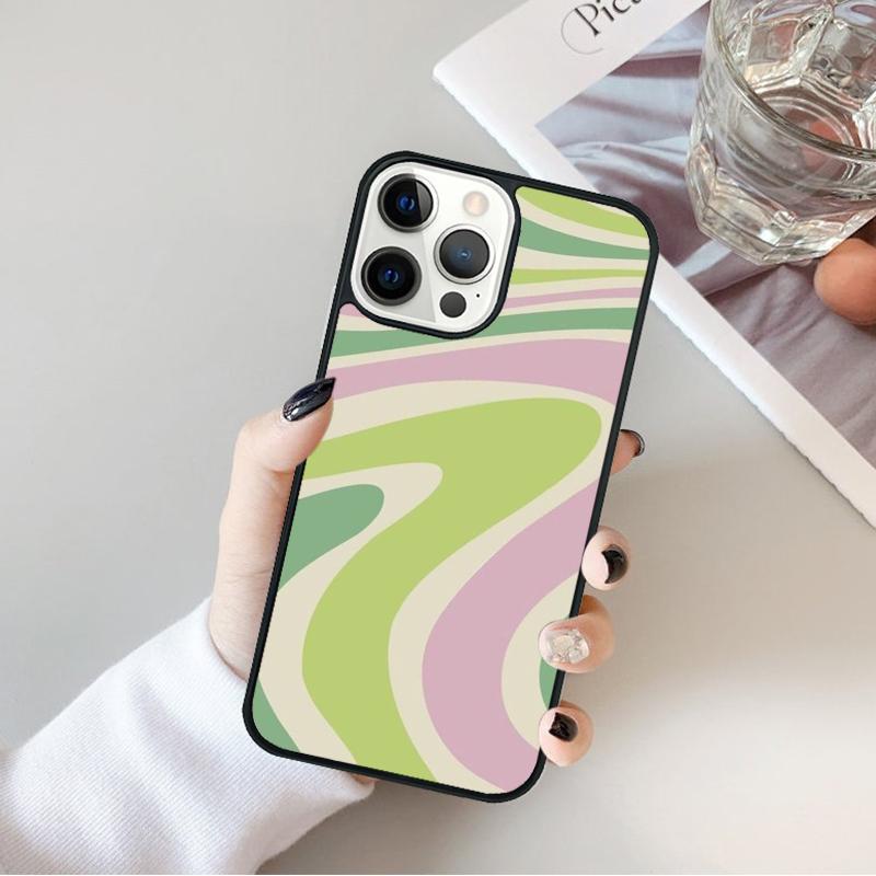 Retro Liquid Swirl Abstract Phone Case Cover For iPhone 17 Air 16 15 14 plus 12 13 pro max coque Shell Fundas