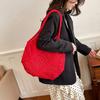 Fabric Hollow Out Large Capacity Shoulder Bags Contrast Color Women's Bags Commuting Versatile Crossbody Bags