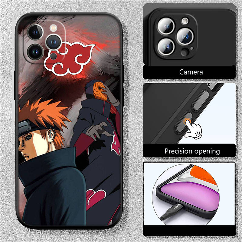 MH96 Naruto Akatsuki Case for Samsung A06 A35 A25 A24 A15 A05S A05 M55 M35 M15 A02 A12 A13 A10 A16 A20 A30 A22 A31 A32 A33 A42 A50