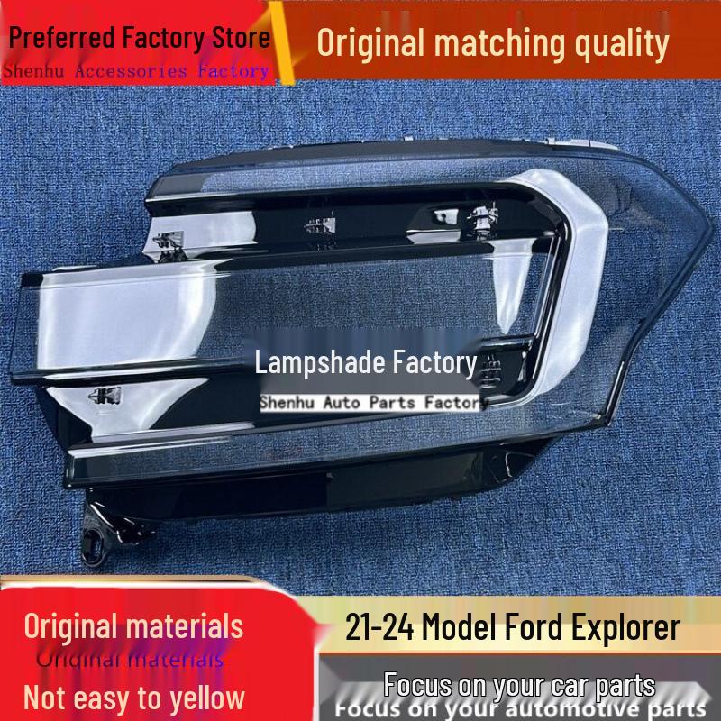 Ford Expedition 21-24 Headlight Cover: Transparent Front Shell Mask Driver Side Regular without Glue