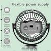 New 5200 Mah Multi-functional Stroller Mini Fan Portable USB Charging Small Fan Mobile Phone Seat Outdoor Handheld Octopus Fan