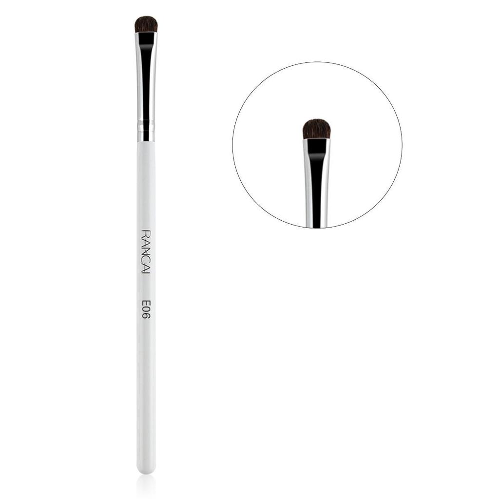 Tragbarer reiner Pferdehaar Lidschatten Verblenderpinsel - Große weiche Borste für Augen-Make-up