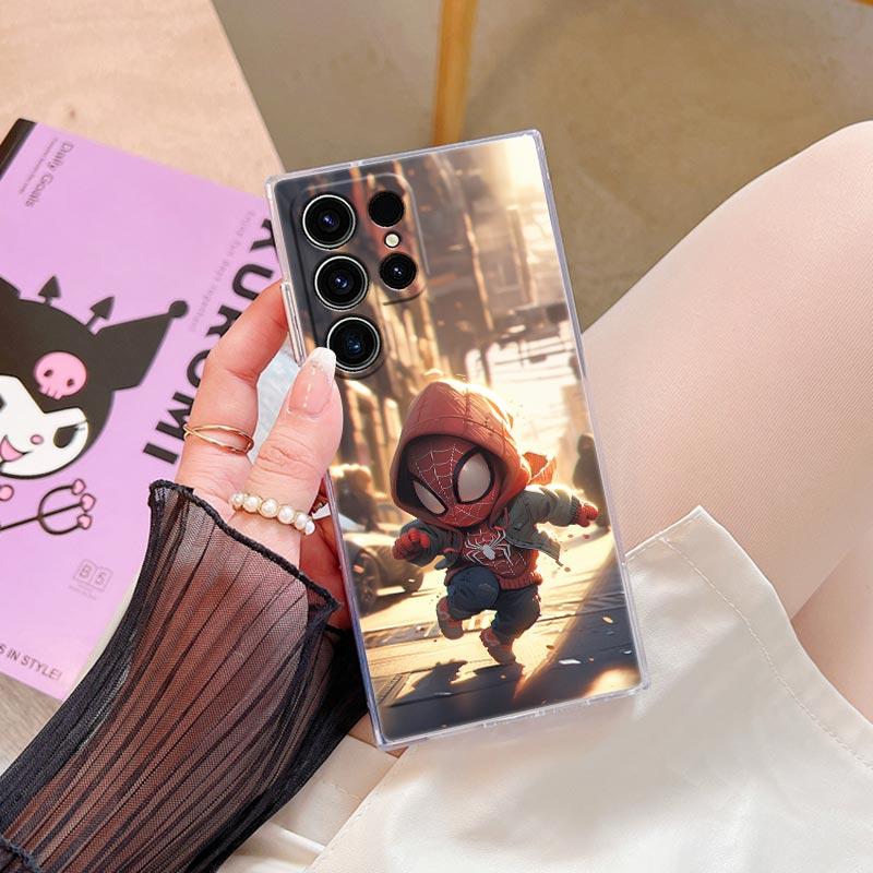 Baby Marvel Superhelden Transparente Hülle Für Samsung Galaxy S26 S25 Ultra S24 S22 S26 Plus S20 S23 S21 S25 S24 FE 5G Klare Abdeckung