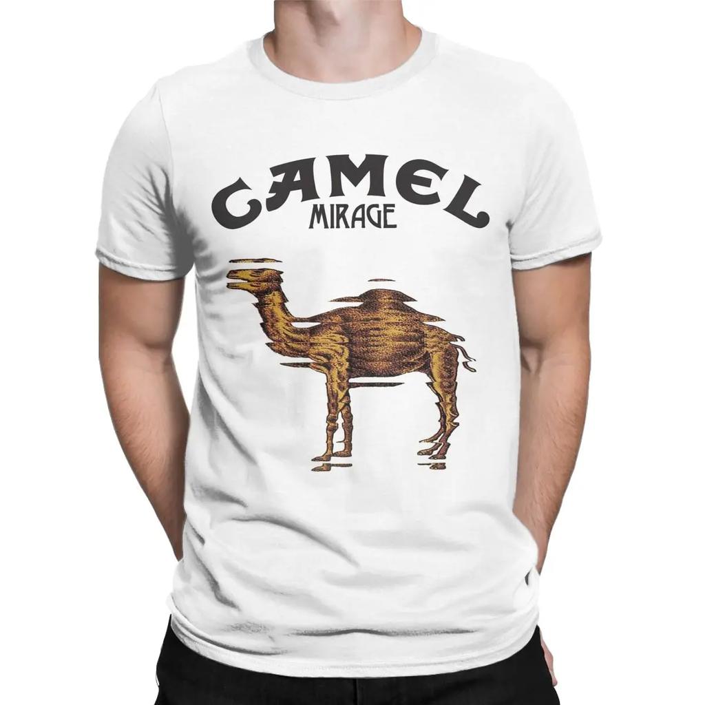 Men's T-Shirts Camels Mirage Band Funny Pure Cotton Tees Short Sleeve T Shirts O Neck Tops Big Size