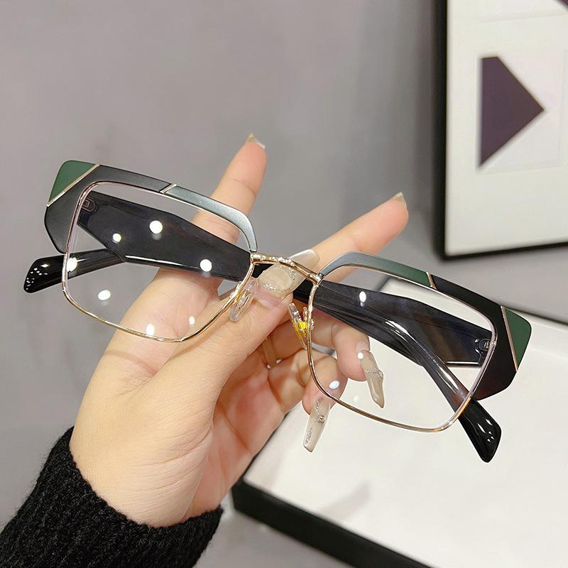 JYL Sunglasses Men Oval Double Bridge Uv Protection Internet Famous XM8072 A-15746