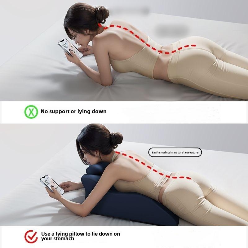 4-in-1 Chest & Abdomen Massage Cushion Plank Cervical Body Massage Pillow Multifunctional Bed Pillow For Kneading Neck Shoulders