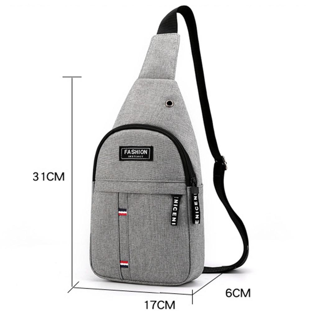 Men Chest Bag Fashion Shoulder Bag Multifunction Crossbody Bag On Shoulder Travel Sling Bag Pack Messenger Pack For Male