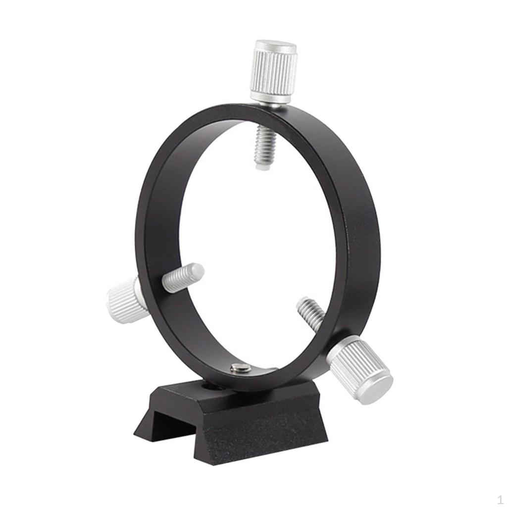 Telescope Guide Scope Ring Kit Adjustable with Base 68mm Tube