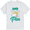 Breathable Tee Travel For Unisex Crew Neck t shirt Best Grandpa By Par With Crown And Golf Ball Retro Unisex tops Classic Tshirt