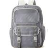 Schoolbag Backpack Transparent Mesh Backpack Lightweight School Outdoor Travel Large Capacity Student School Bag