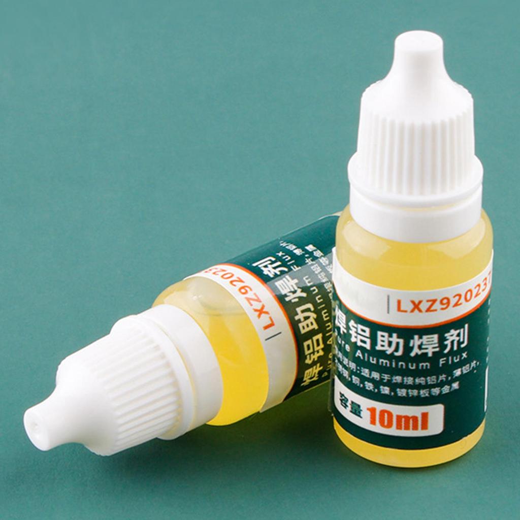 10ml Liquid Solder Aluminum Welding Flux No Clean for Aluminum Electrical Repair Accessories Welding Supplies for Stainless