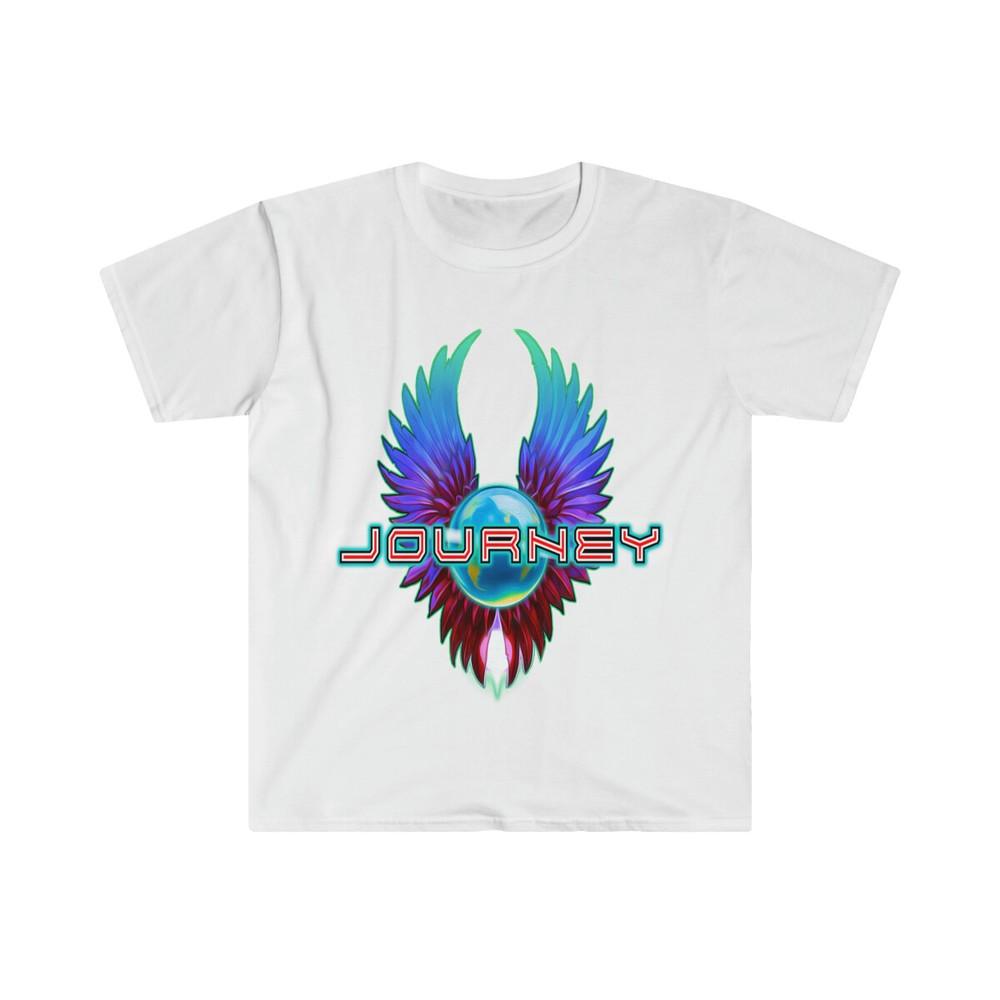 Unisex Soft Cotton T-Shirt. Rock Band. Journey Unisex T-Shirt L
