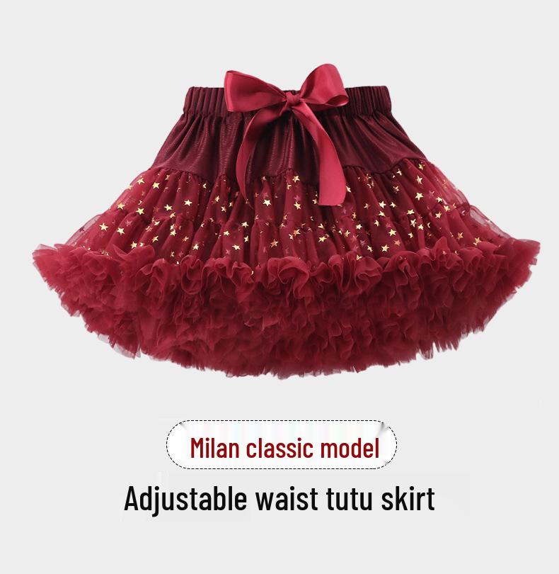 Children's Princess Mesh Tutu Dress - Soft, Puffy, Breathable Skirt for Girls