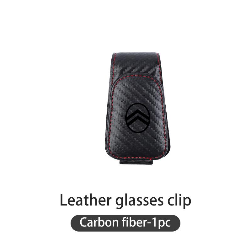 Simple Leather Sunglasses Holder For Citroen C4 C3 C5 C1 C2 Berlingo Celysee Cactus Picasso Aircross Saxo Grand