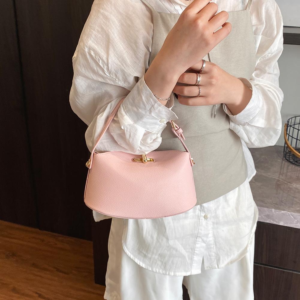 Women All-Match Shoulder Bag Large Capacity PU Leather Elegant Sling Bag Soft Crossbody Bag Female Travel Work Shopping Bag