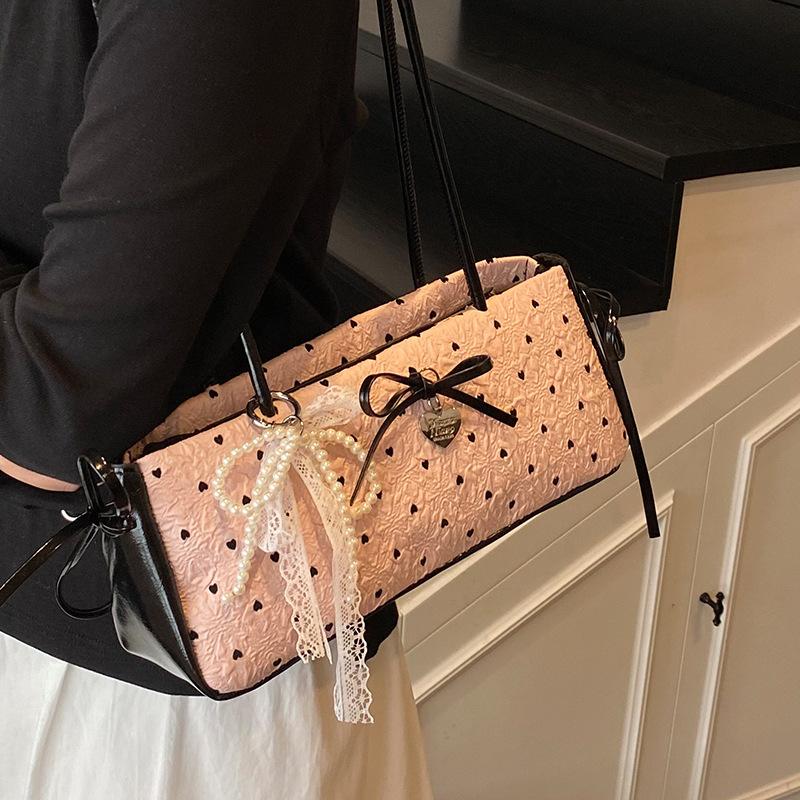A High-end Bow Underarm Bag, A Fashionable Handbag, and A Stylish Single-shoulder Bag for Women