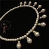 Hanfu Accessories Imitation Pearl Tassel Necklace Soft Yingluo Necklace Antique Collar Ming, Song and Tang Dynasties Fairy Qi Simple Accessories