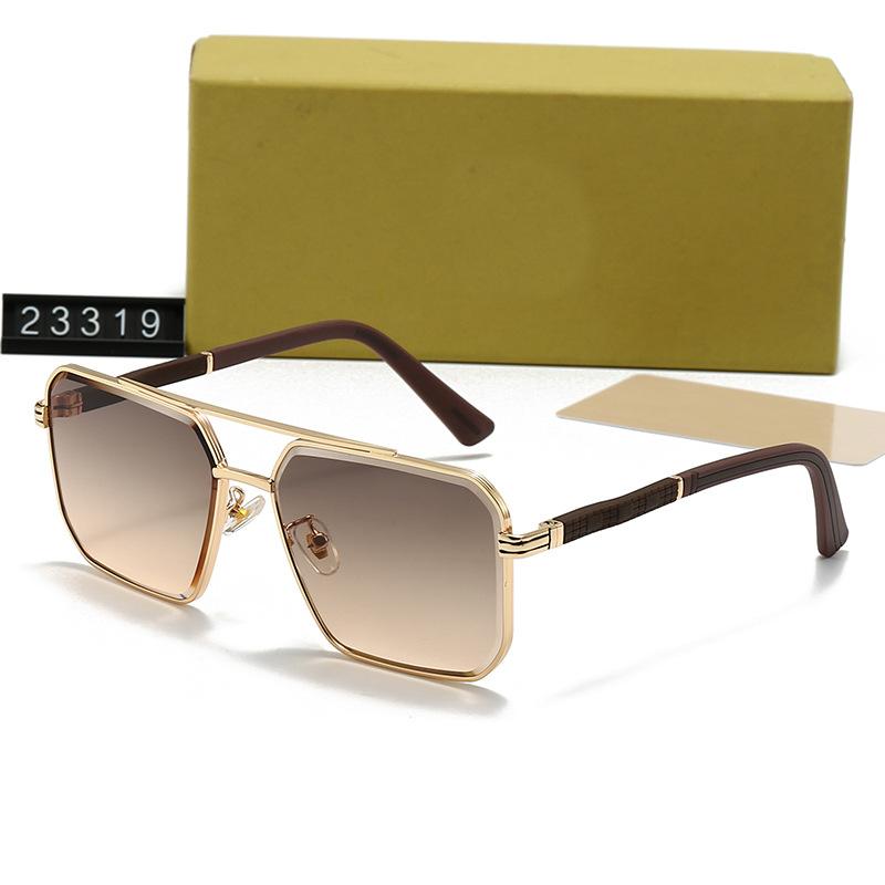 New Rimless Men's and Women's Sunglasses, Fashionable Sunglasses, Square Frame Glasses, Driving Travel Glasses