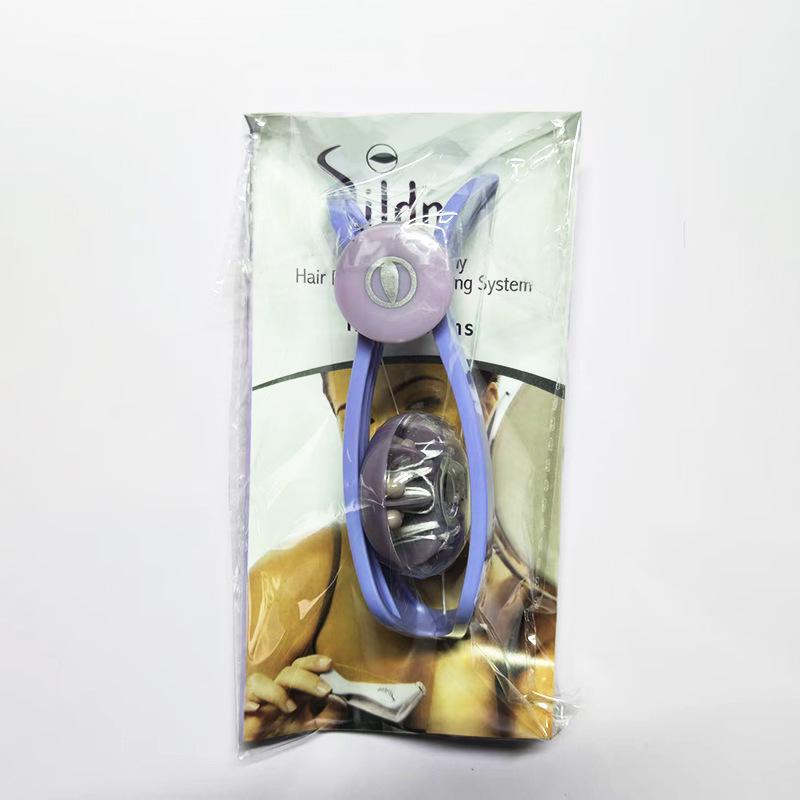 Damen Epilierer für das Gesicht: Manuelles Haarentfernungswerkzeug mit Baumwollfaden zum Rasieren und Enthaaren.