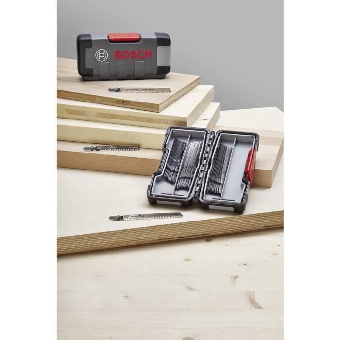 Lot de lames pour scie sauteuse, 30 pcs Bosch Accessories 2607010905 1 set