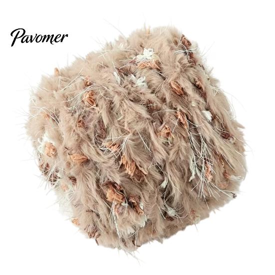 Hilo de Ganchillo Suave 33M Hilo Mezcla de Piel Sintética, Hilo Mohair Peludo para Tejer Principiantes, Suéter Bufanda Sombrero DIY Tejiendo Colorido Manualidad Suave
