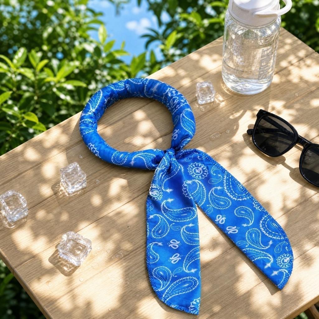 Towel for Summer Sports, Neck Wrap, Headband and Pet Towel