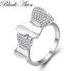 Butterfly Trendy Silver Color Fashion Jewelry Rings for Women