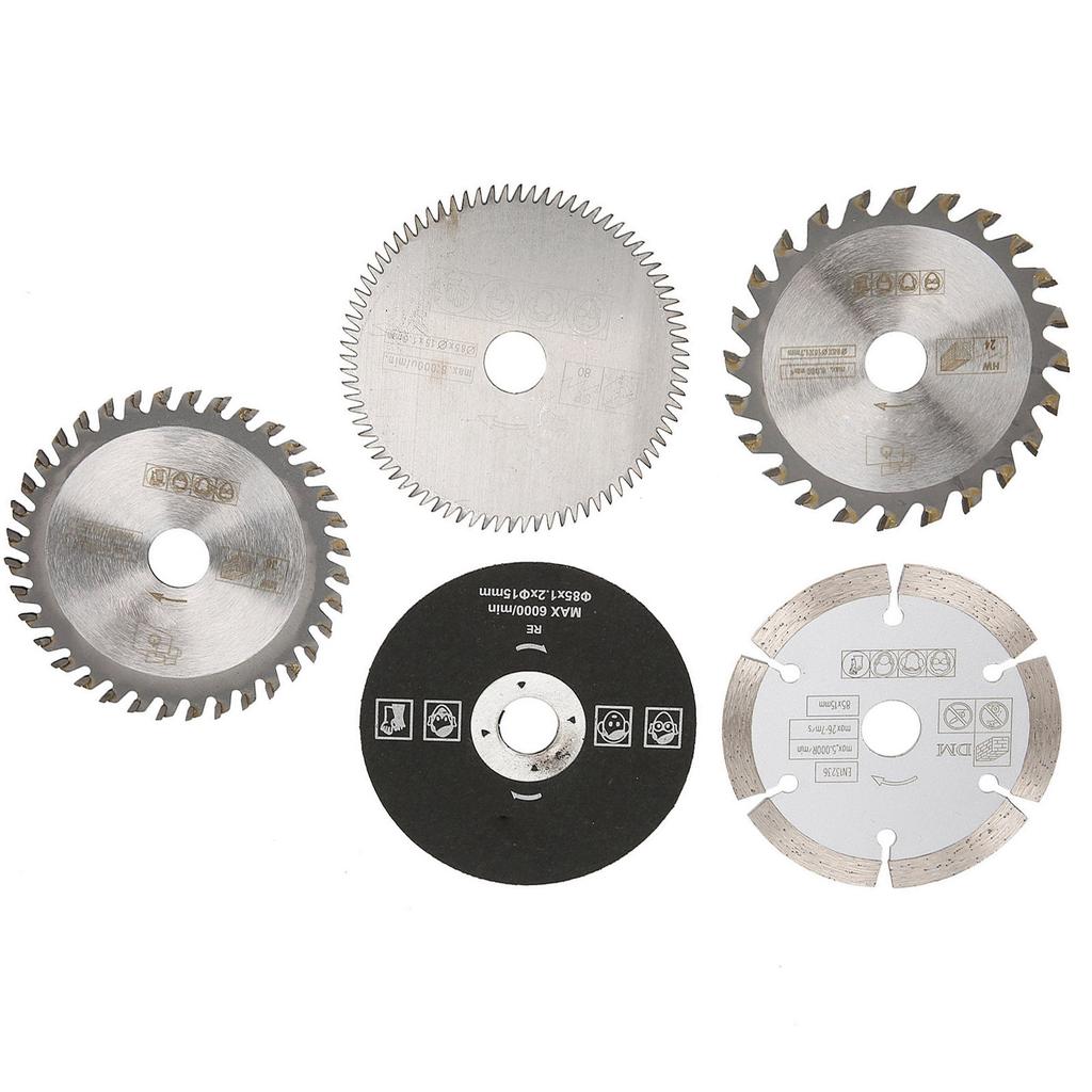 5Pcs 85mm Inner Diameter 15mm Carbide Circular Saw Blade for Cutting Tool Hand Circular Saw Saw Blade 65mm B The Carbide Saw Blade Offers H