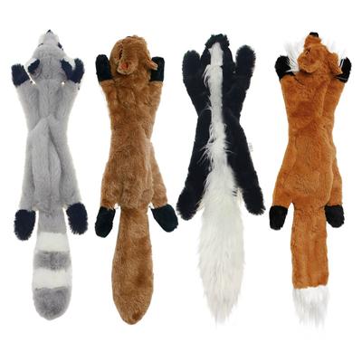 Niedliche Plüschtiere, quietschendes Haustier, Wolf, Kaninchen, Tierplüschspielzeug, Hundekauen, quietschendes Pfeifen, beteiligtes Eichhörnchen, Hundespielzeug, lustige Haustierprodukte
