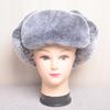 Hot Sale Fashion Women Real Fur Cap Winter Bomber Hat For Lady Real Rabbit Fur Russian Hat Ushanka Thick Warm Cap With Ear Flaps