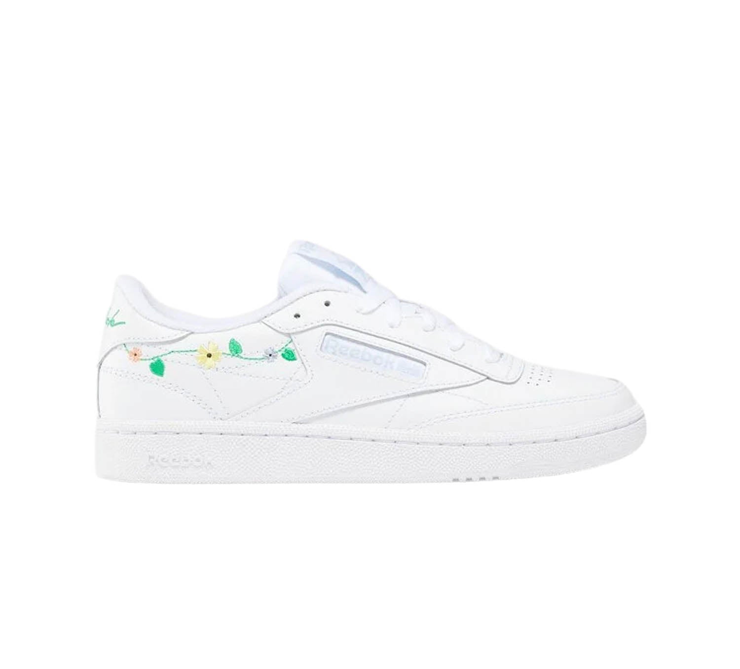 

Кроссовки Reebok Club C 85 с цветочным принтом 37 белый