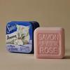 Französische Natürliche Reinigungsseife Blechdose Rose 100g