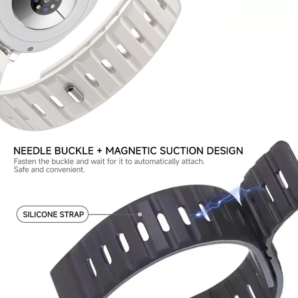 Magnetic Loop Band for Samsung Galaxy Watch 8 40mm 44mm 8 Classic 46mm Silicone Sport Bracelet Correa Galaxy Watch 8 Wrist Strap