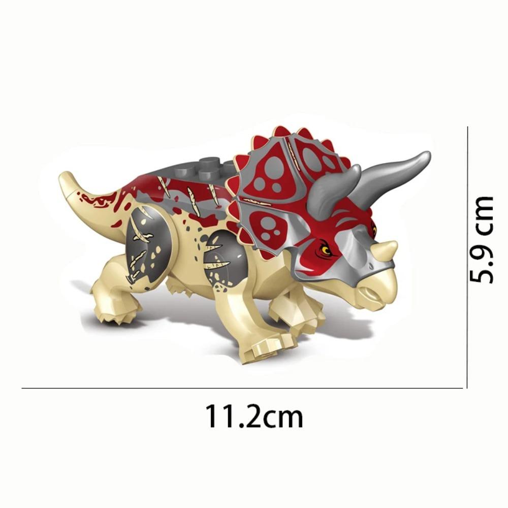 Jurassic Dinosaurier DIY Bausteine Velociraptor Velociraptor Rex Tyrannosaurus Pterosaurier Dilophosaurus Zubehör Steine Spielzeug