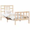 VidaXL Cadre de lit avec tête de lit 90x200 cm bois massif 3191956
