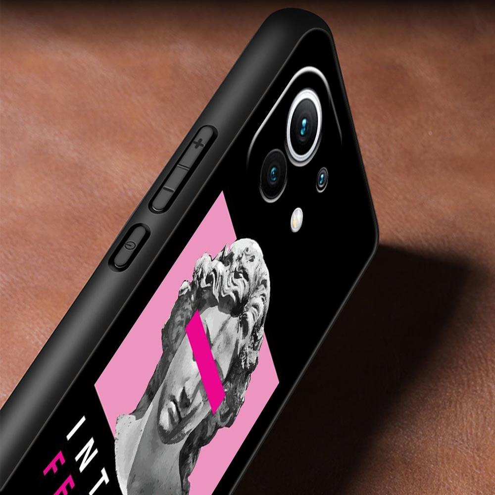 Cartoon Statue Abstract Art Phone Case Cover for Xiaomi Mi 17 15 14 13 12 11 Ultra 15T 14T 13T 12T 11T Pro Lite Soft TPU Shell