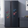 6/12pcs Arrow Shaped Fridge Magnets Removable Message Stickers Decorative Fridge Magnets Kitchen Whiteboard Message Stickers