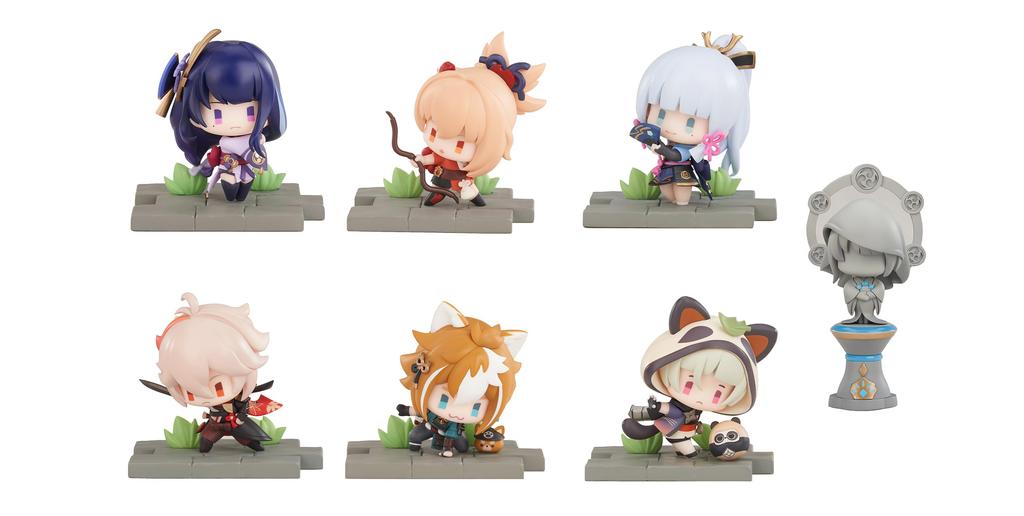 Genshin Impact of the Lightning Arc PVC ABS Painted Finished Trading Figures Box of 6 "Heroes Battlefield" &