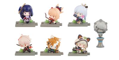 Genshin Impact of the Lightning Arc PVC ABS Painted Finished Trading Figures Box of 6 "Heroes Battlefield" &