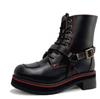 Wildwing Falcon Motorcycle Size Flagship Model Boots, Black/Red, 23.5cm, Platform, WWM-0001ATU