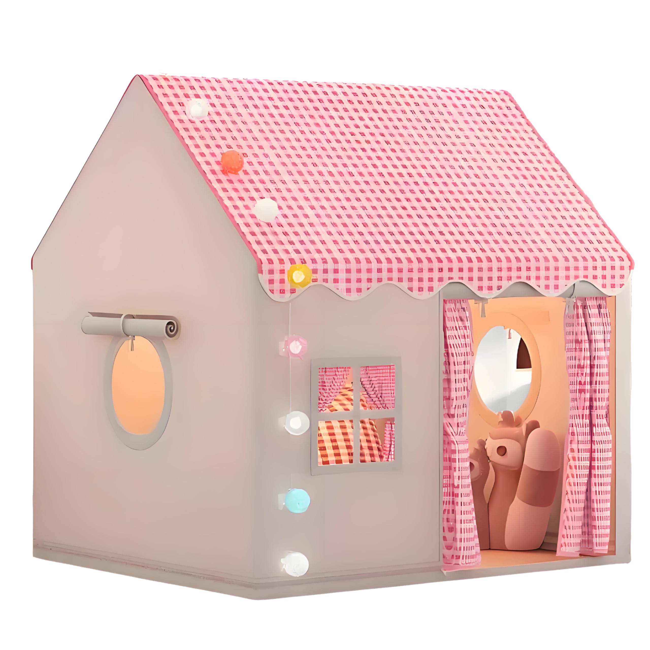 

Детская игровая палатка для помещений, палатка для сна, легко собираемый портативный замок, игровой домик для девочек, уличный маленький домик, подарок на Рождество и день рождения